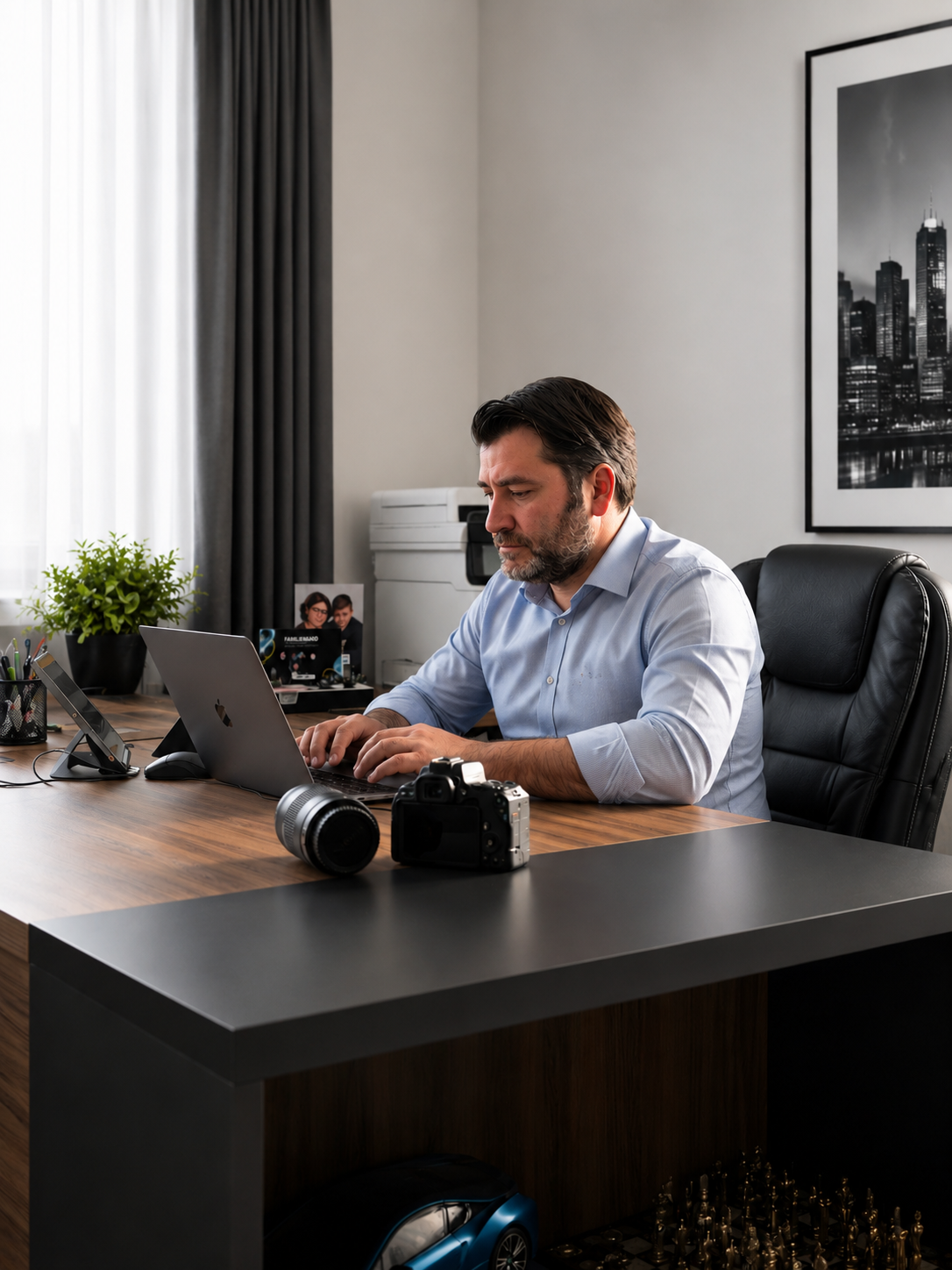Kfz-Sachverständiger im Büro